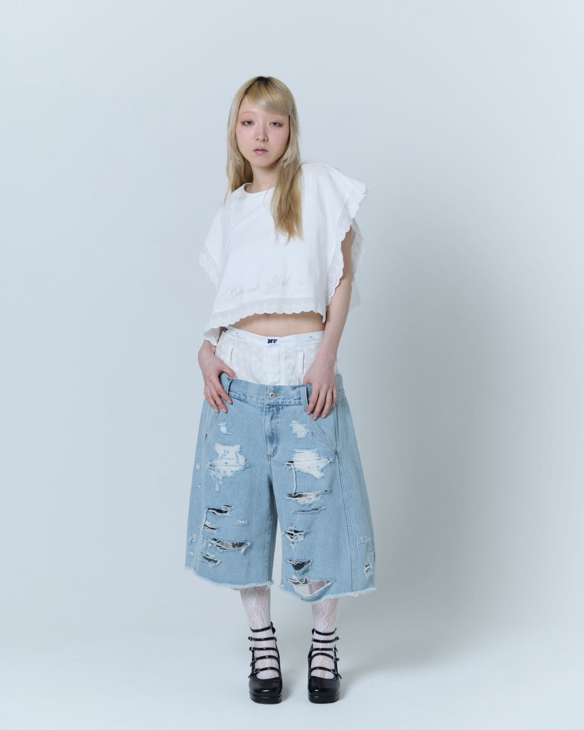 Handkerchief 2D Top (White)