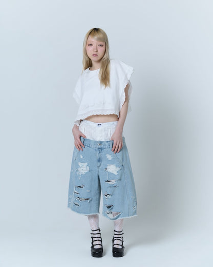 Handkerchief 2D Top (White)