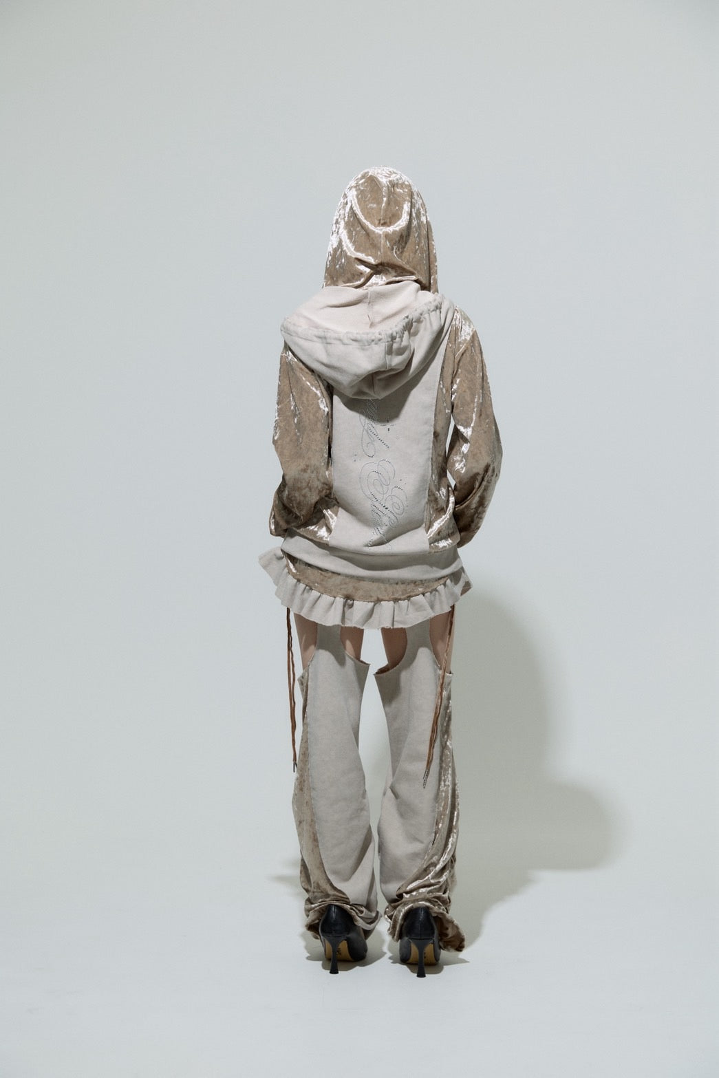 Spark Garter Skirtpants(Beige)