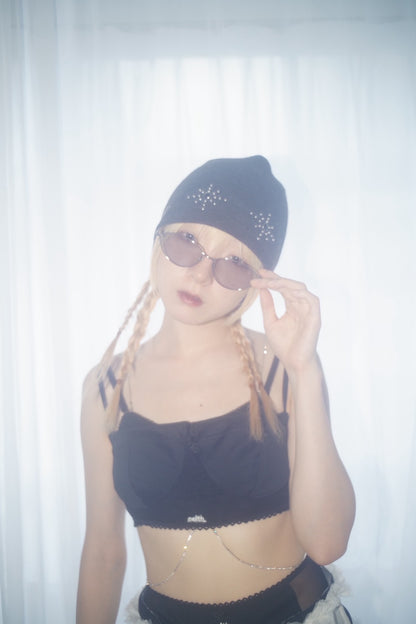 Metal Studs Beanie
