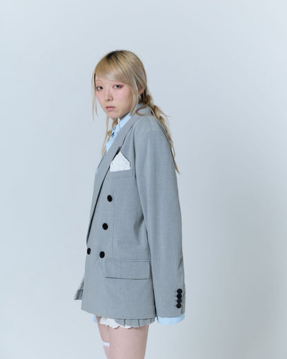 Destroyed Pocket Chief Jacket (Gray)