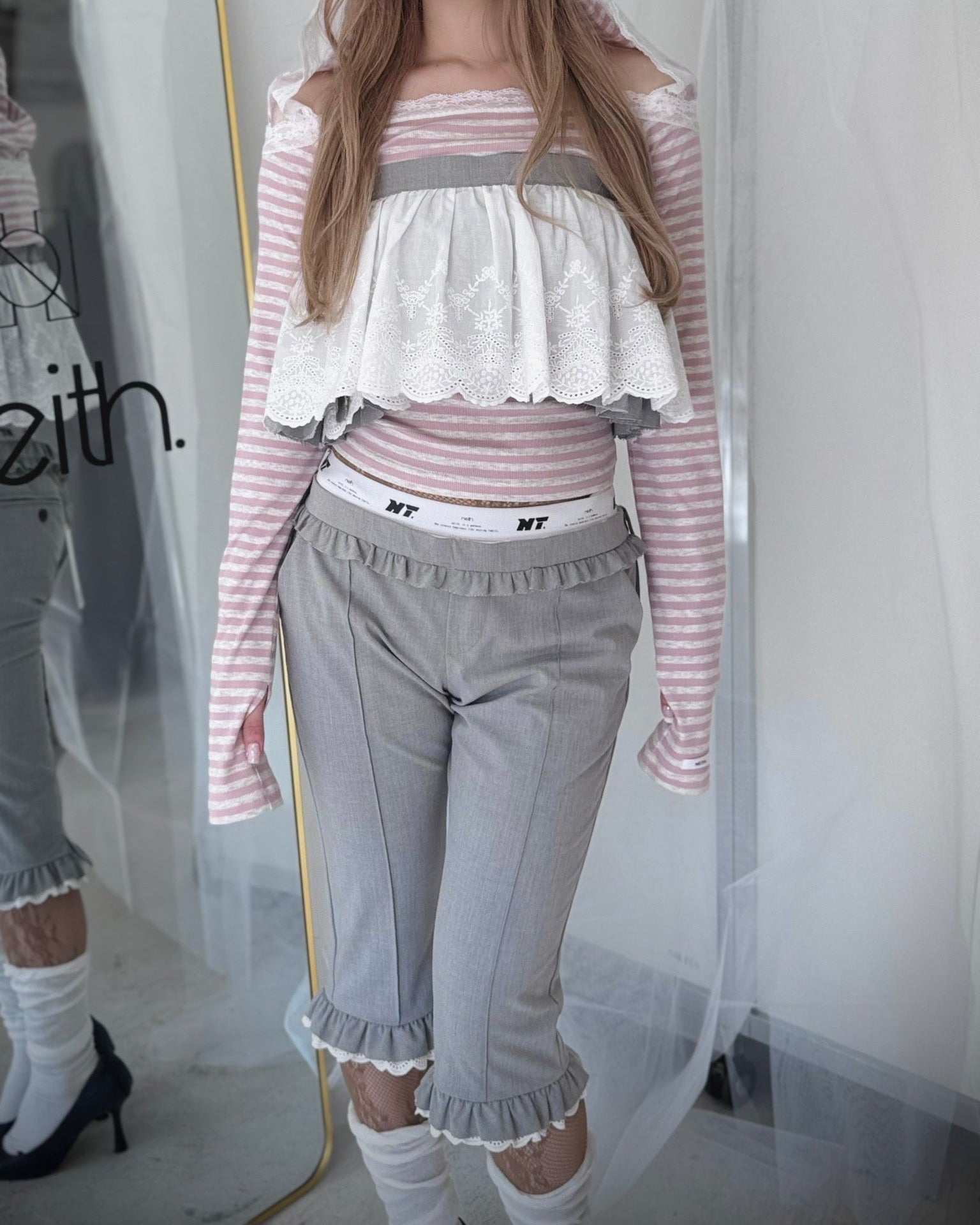 Veil Border Tops (Pink) – neith.onlinestore