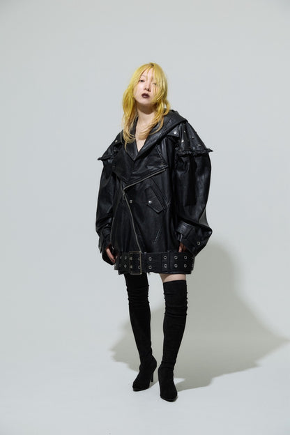 Meteor Riders Hood Jacket(Black)