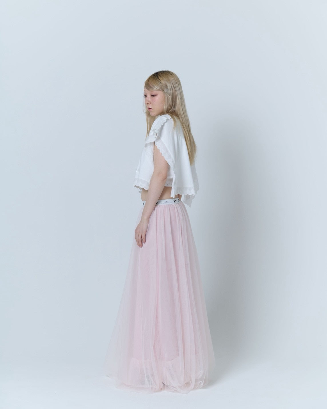 Tulle Bare Dress(Pink)