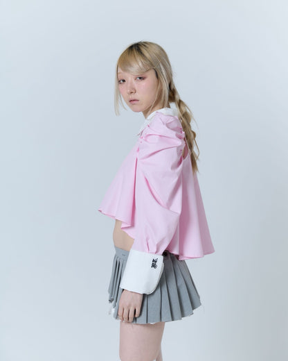 Cleric Flare Shirt (Pink)