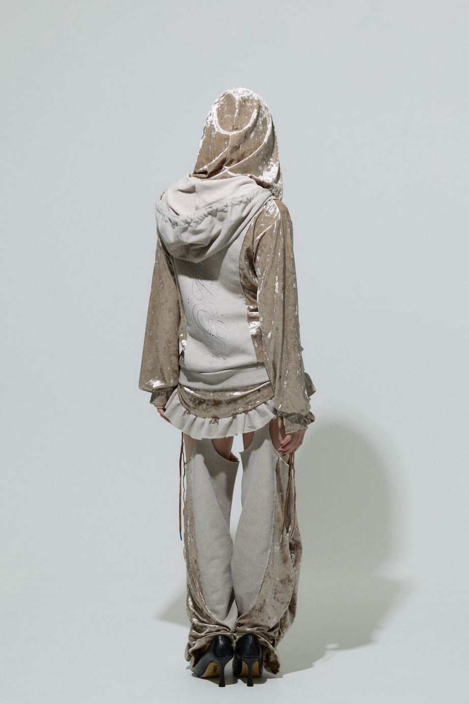 Spark Garter Skirtpants(Beige)