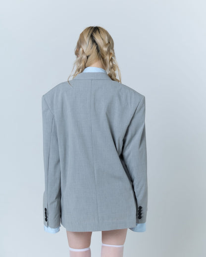 Destroyed Pocket Chief Jacket (Gray)