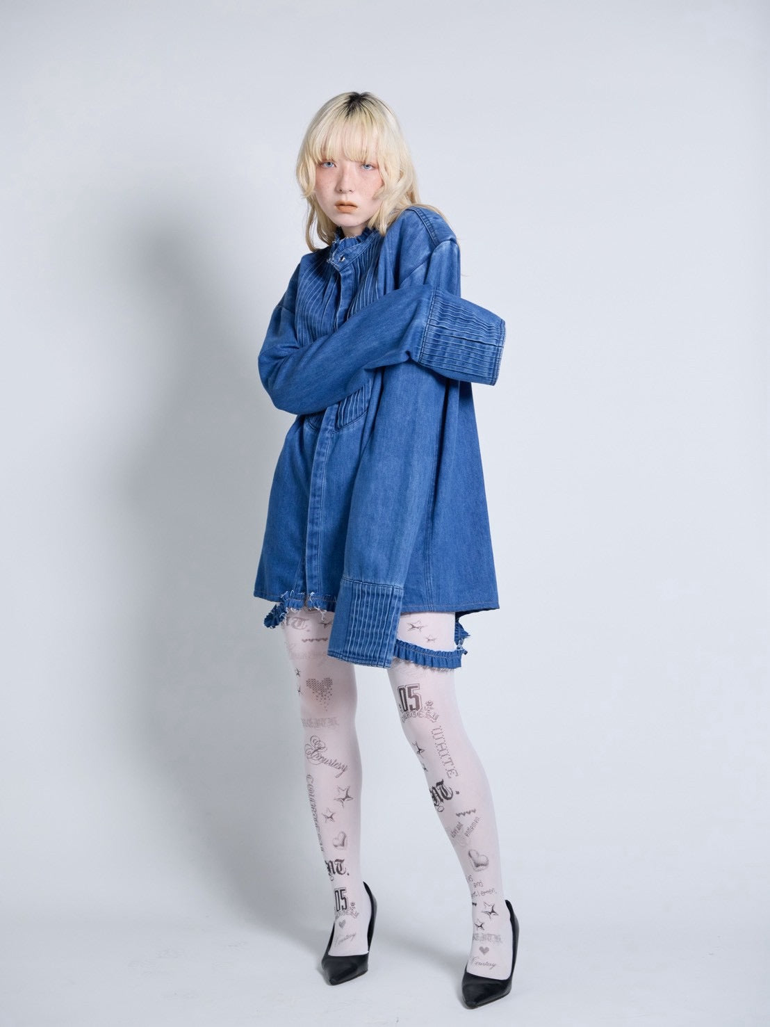 【9月下旬】Denim Shirt(Blue)