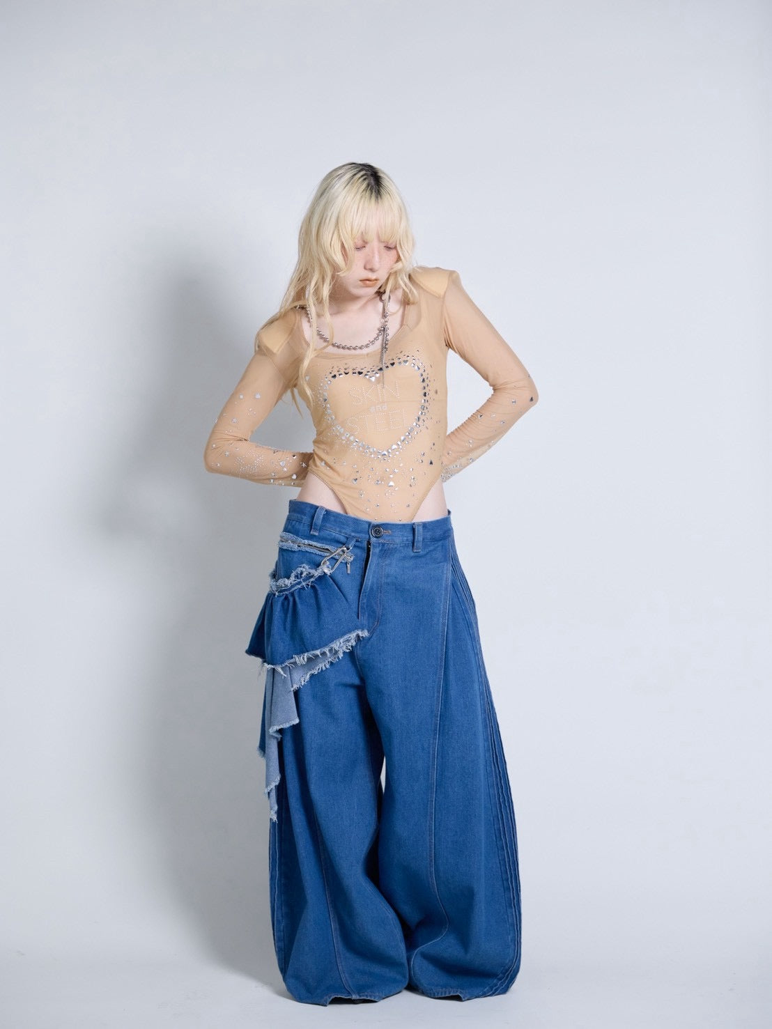【9月下旬】Denim Trousers(Blue)＜店頭予約＞