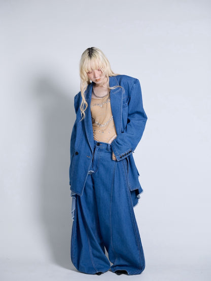 【9月下旬】Denim Trousers(Blue)＜店頭予約＞