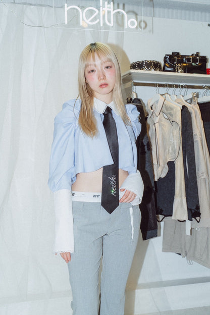 Cleric Flare Shirt (Blue)