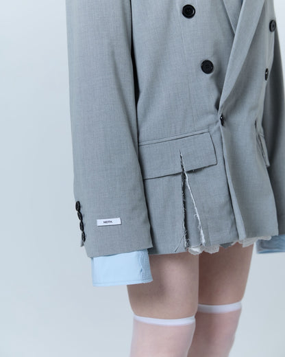 Destroyed Pocket Chief Jacket (Gray)