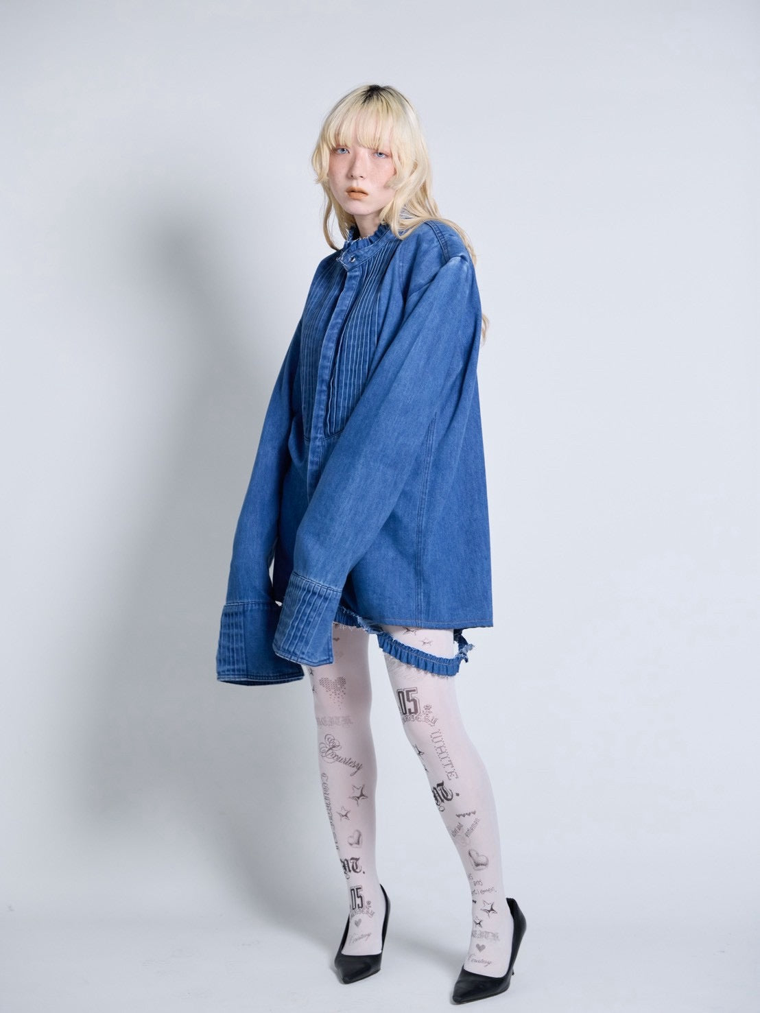 【9月下旬】Denim Shirt(Blue)