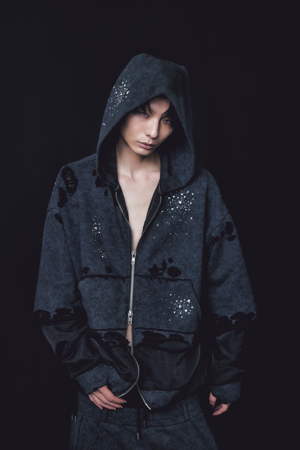 Meteor Crush Hoodie(Black)