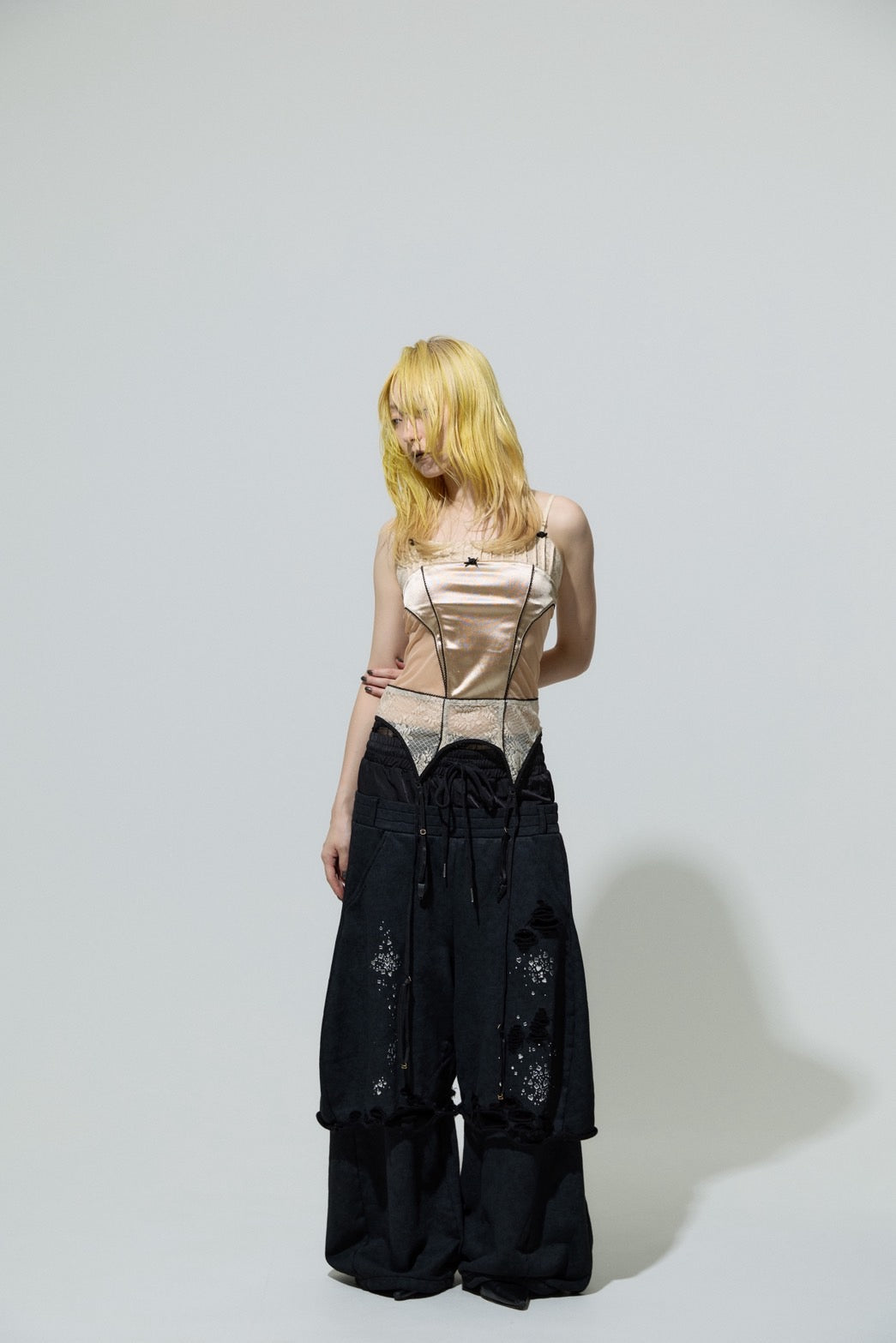 Meteor Low-rise Sweat Pants(Black)