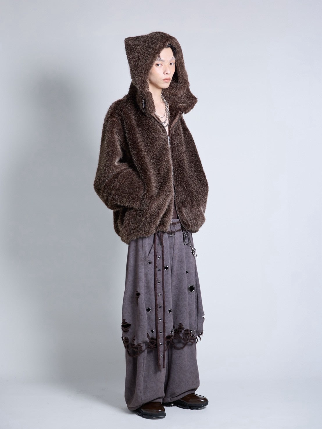 【9月下旬】Carabiner Sweat Pants(Brown) ＜店頭予約＞