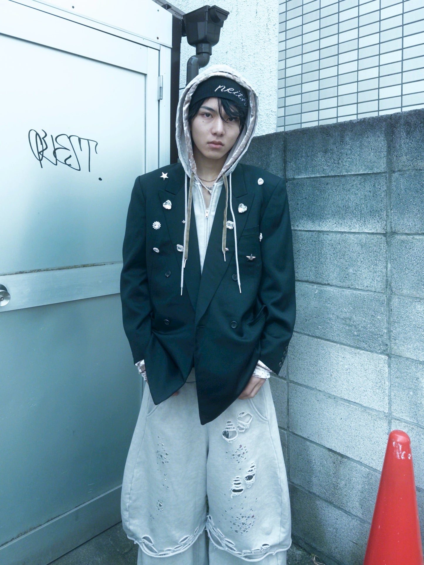 Spark Double Hoodie(Beige)