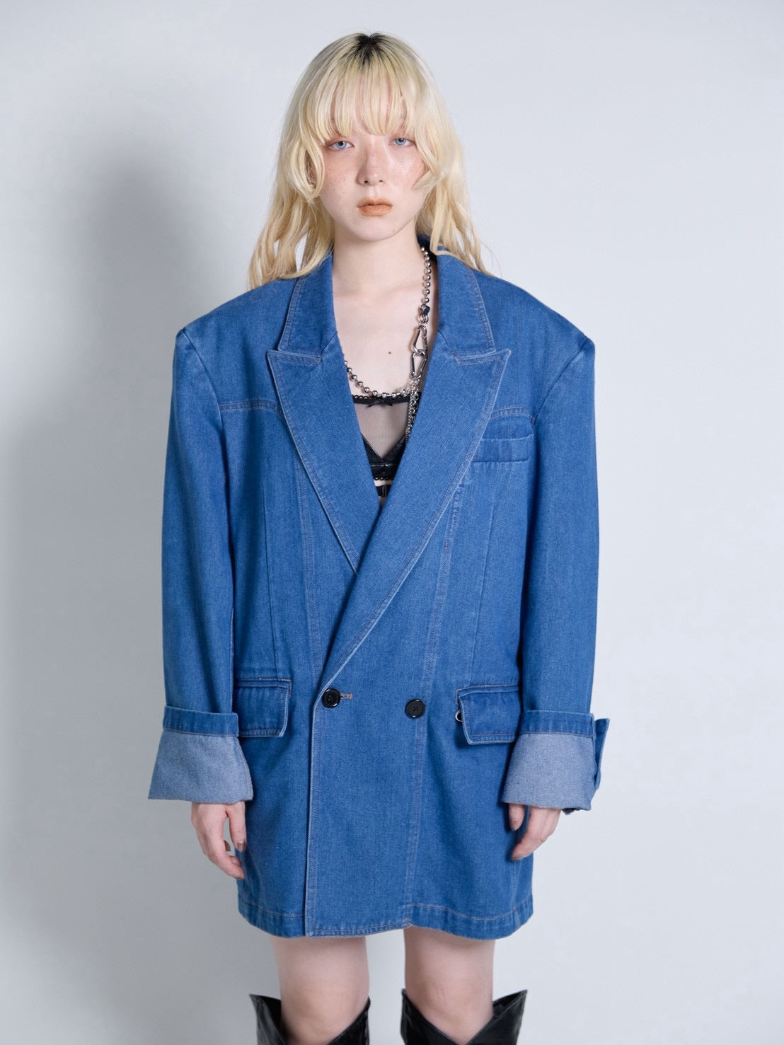 【9月下旬】Denim Tailored  Jacket(Blue)＜店頭予約＞