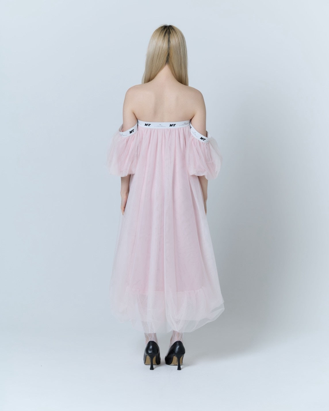 Tulle Bare Dress(Pink)