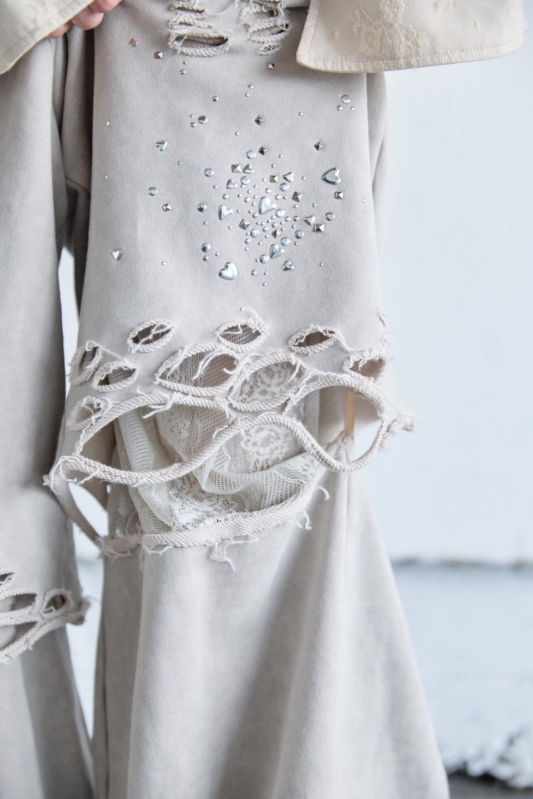 Meteor Low-rise Sweat Pants(Beige)