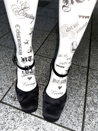 Courtesy Fragment Logo Tights