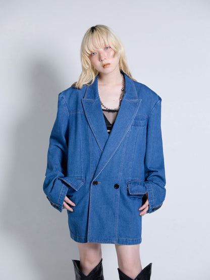 【10月初旬】 Denim Tailored  Jacket(Blue)＜店頭予約＞