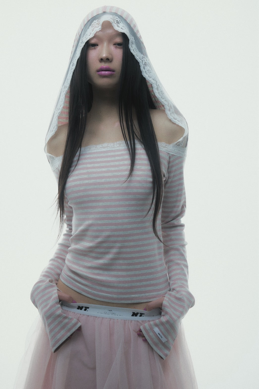 Veil Border Tops (Pink)