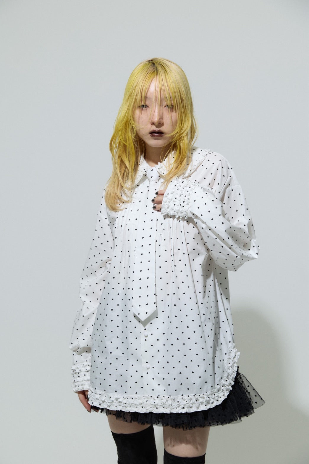 Love Dot Multi Tulle(Black)