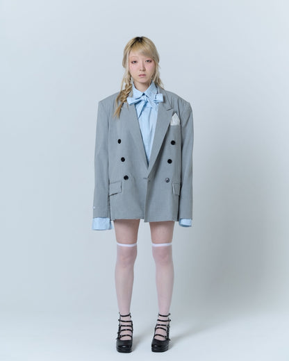 Destroyed Pocket Chief Jacket (Gray)