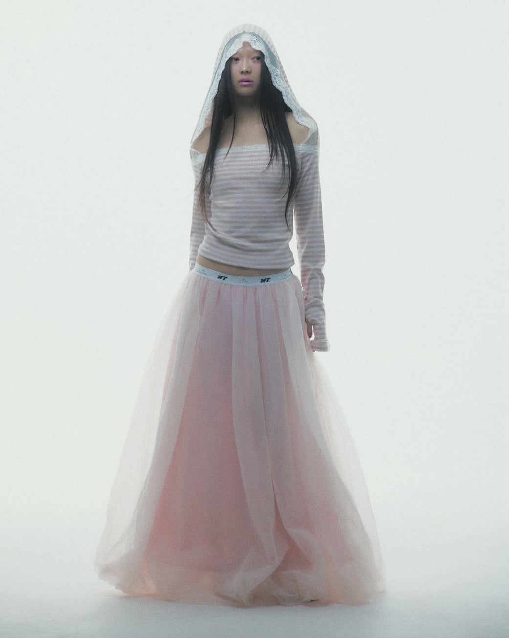 Tulle Bare Dress(Pink)