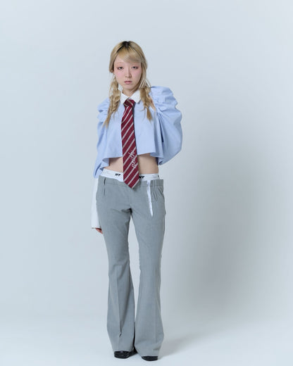 Cleric Flare Shirt (Blue)