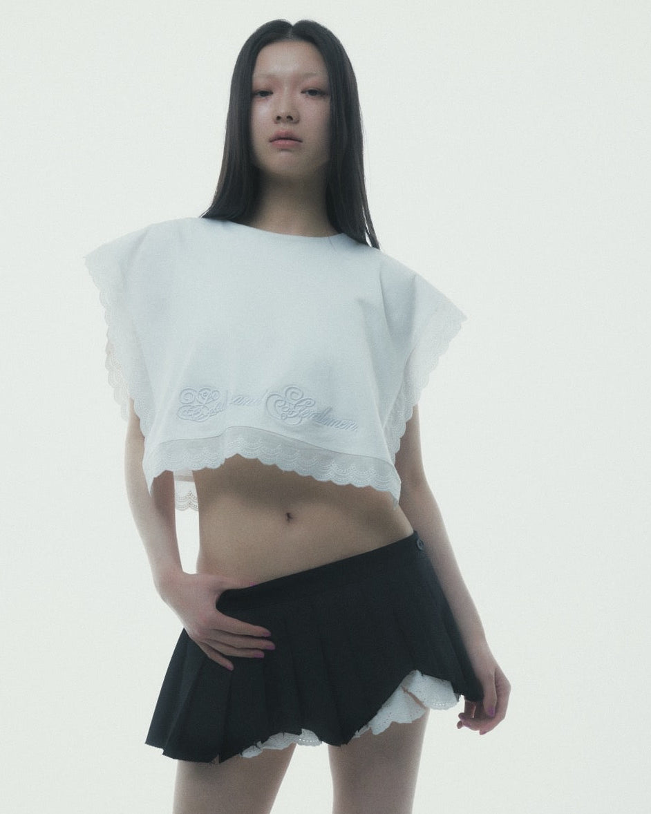 【5月中旬】Destroyed Micro Mini Skirt (Black)