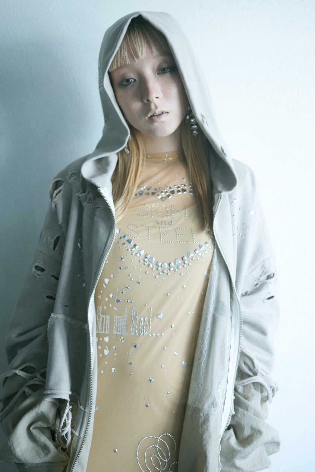 Metallic Sparkle Skin Dress(Beige)