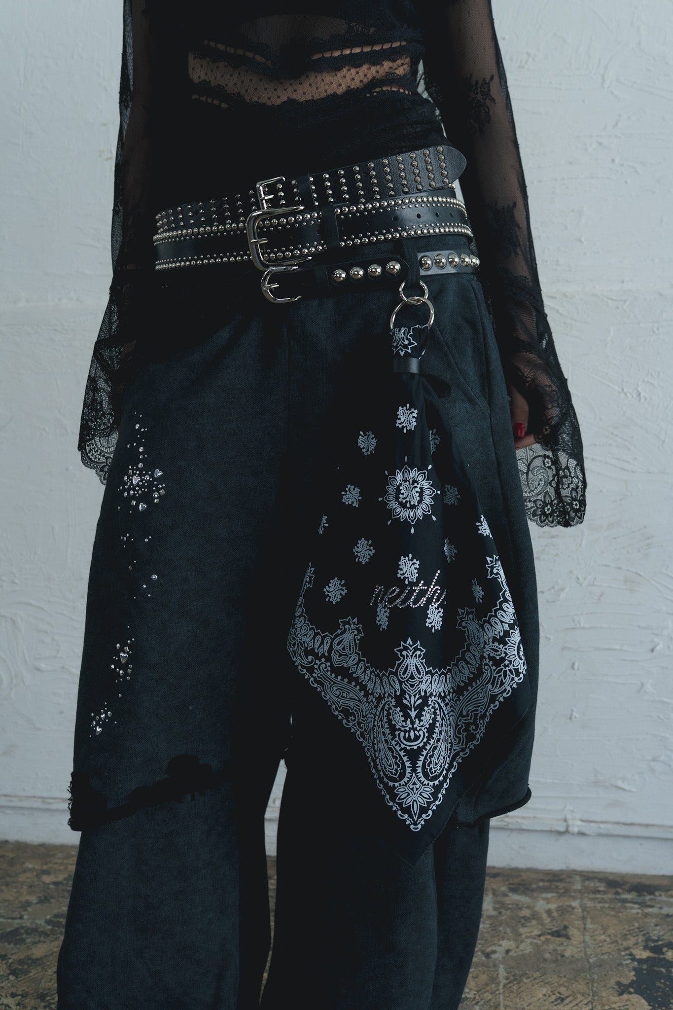 Dome Studs Leater Belt