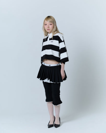 Layered Sabrina Pants (Black)