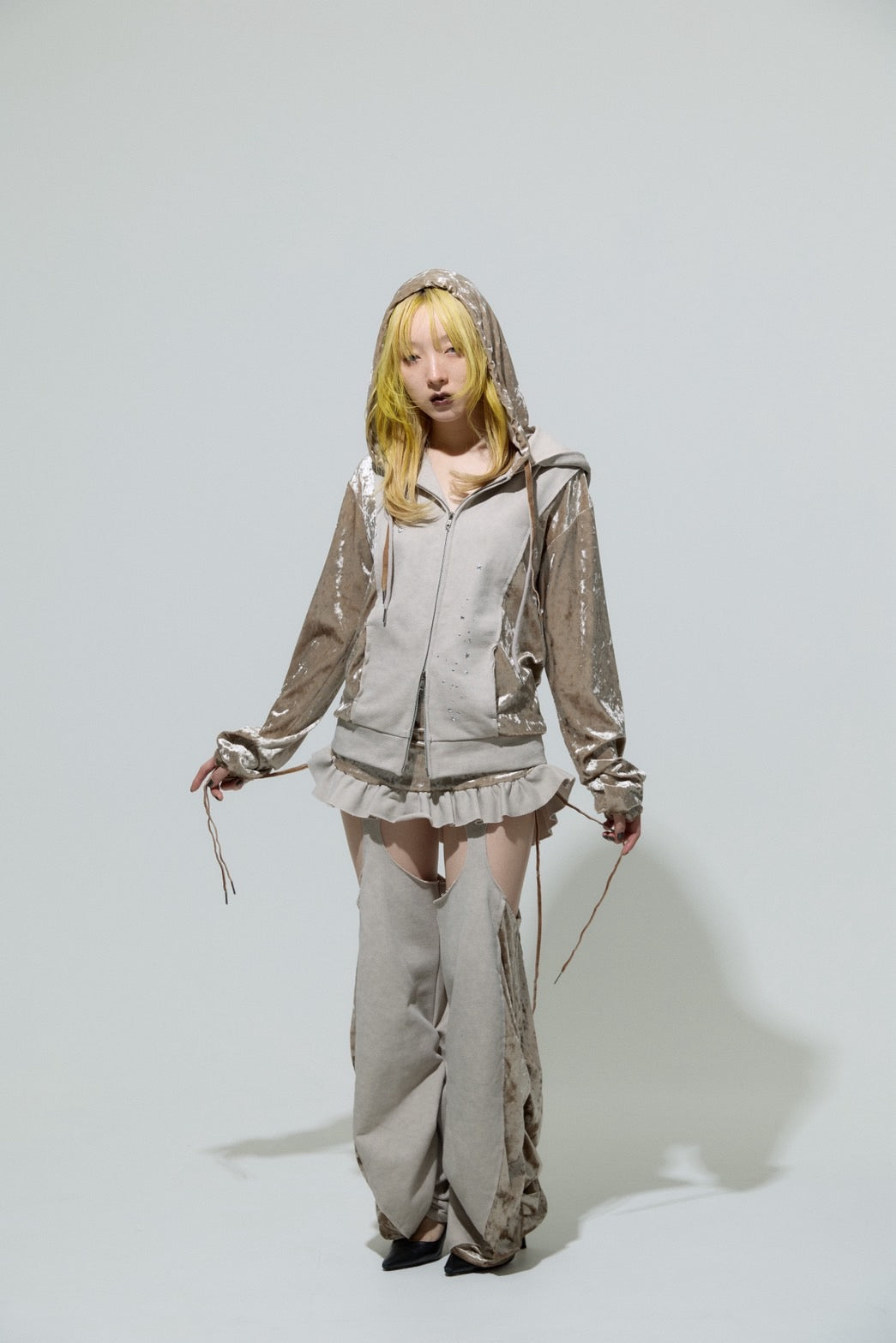 Spark Double Hoodie(Beige)