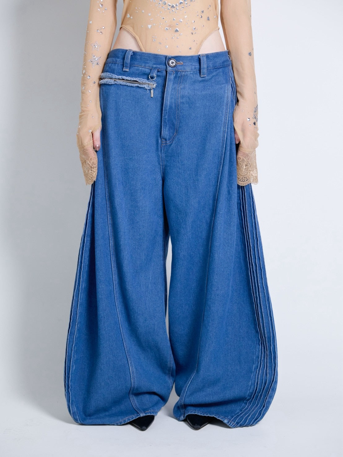 【9月下旬】Denim Trousers(Blue)＜店頭予約＞