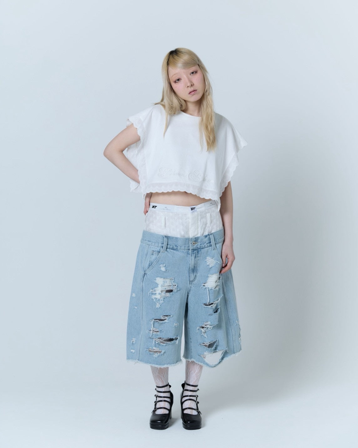 Handkerchief 2D Top (White)