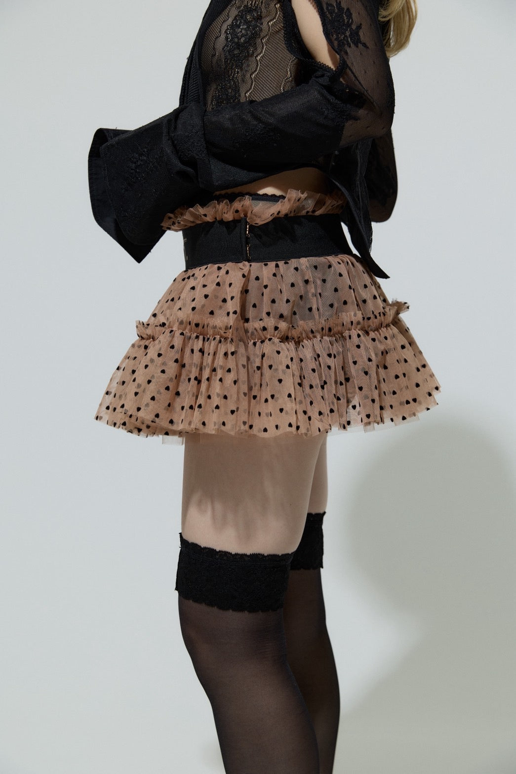 Love Dot Multi Tulle(Beige)