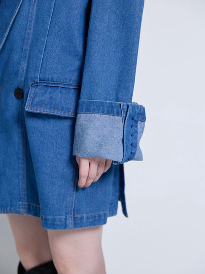 【10月初旬】 Denim Tailored  Jacket(Blue)＜店頭予約＞
