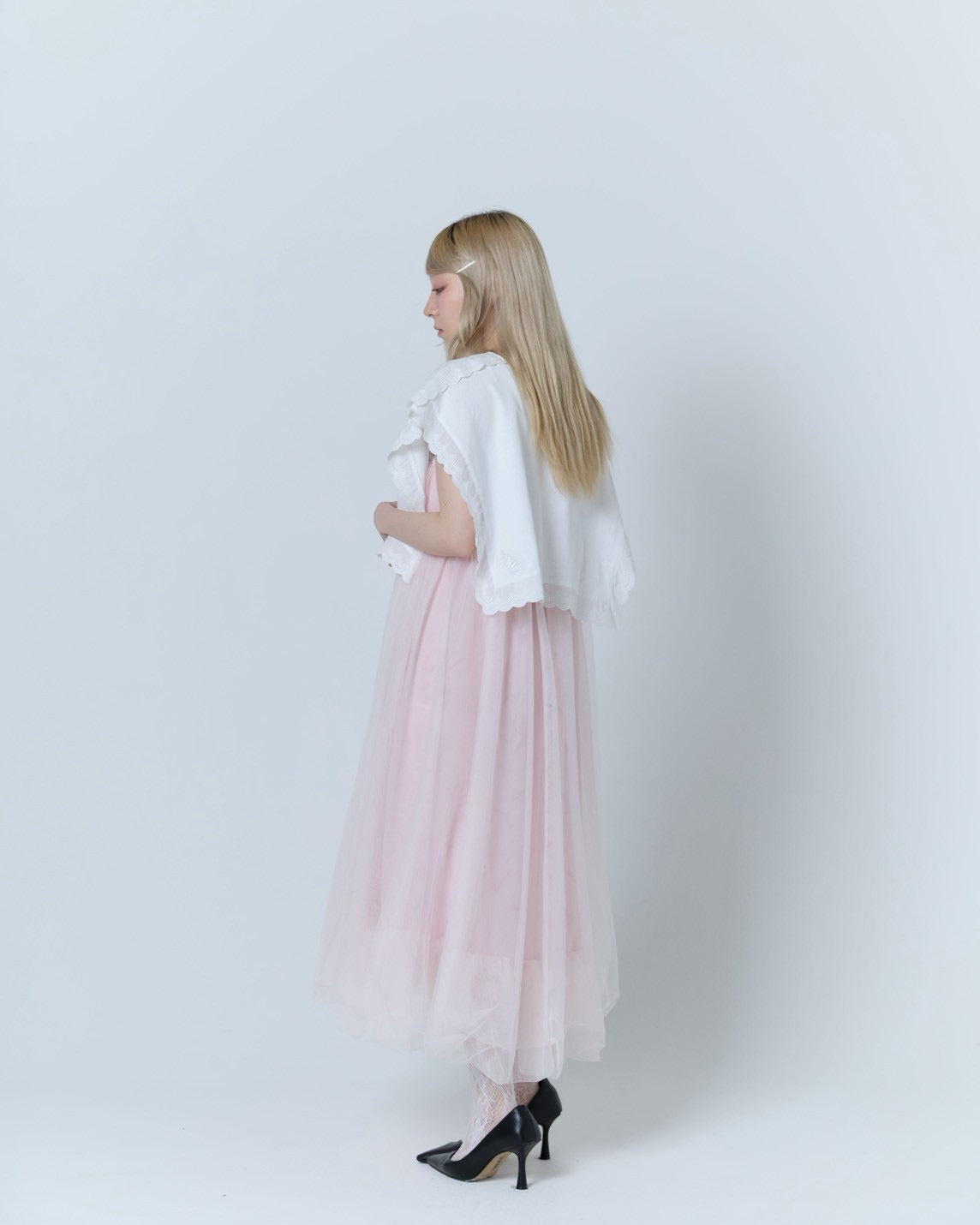 Tulle Bare Dress(Pink)