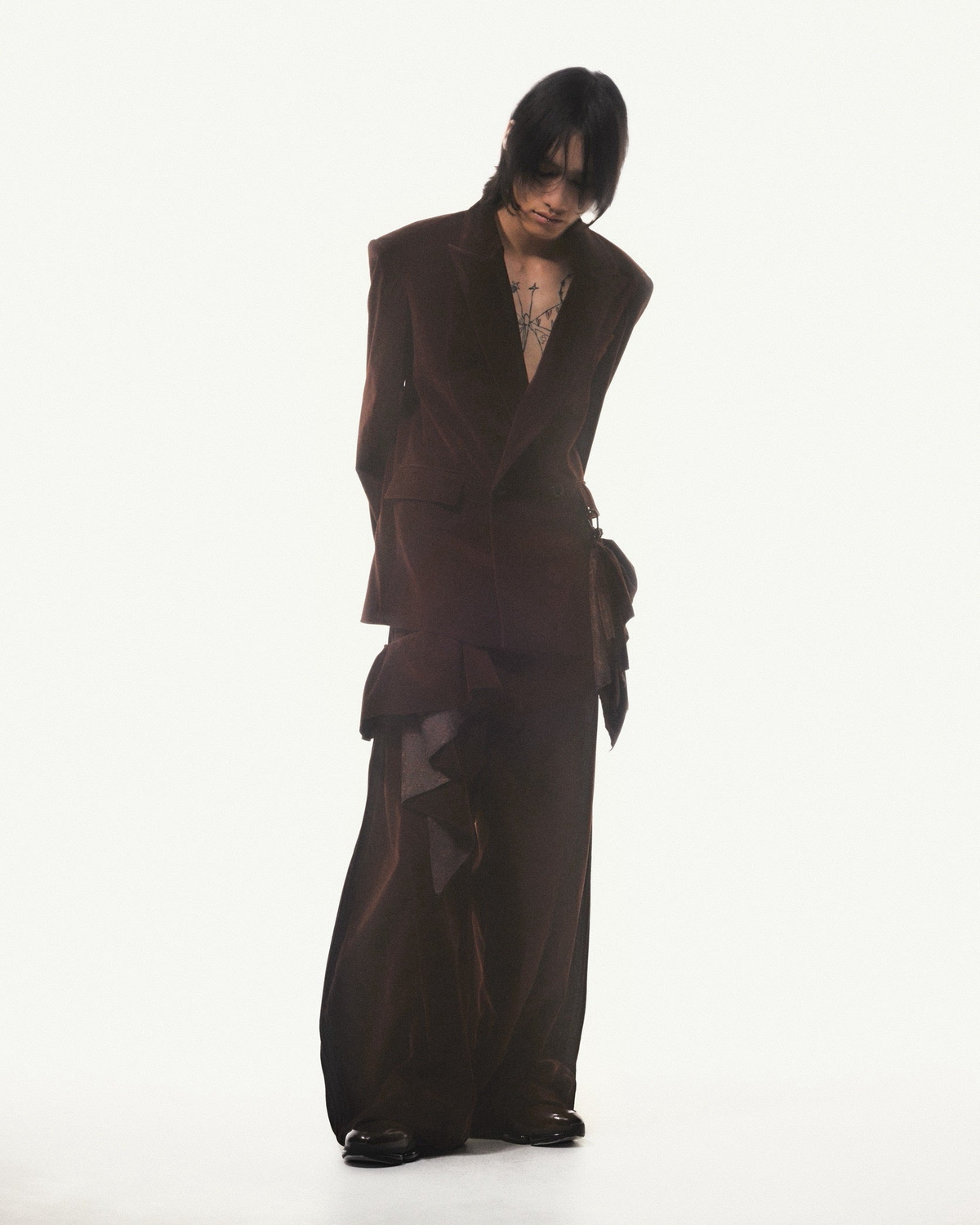 【9月下旬】Velvet Trousers(Brown) ＜店頭予約＞