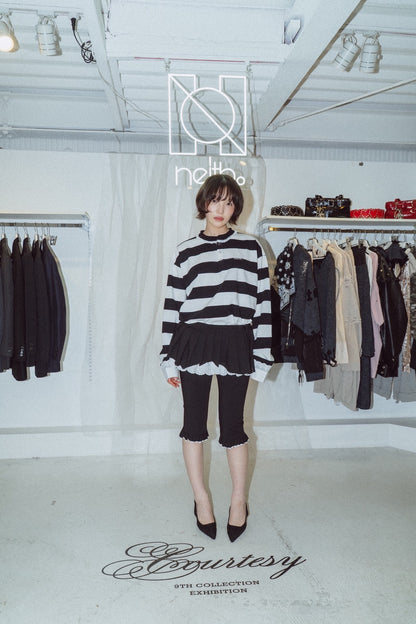 Layered Sabrina Pants (Black)