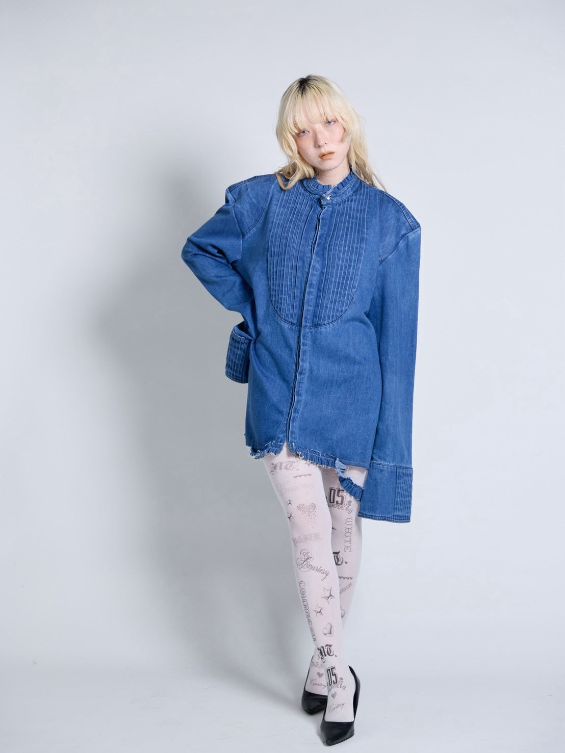 【9月下旬】Denim Shirt(Blue)