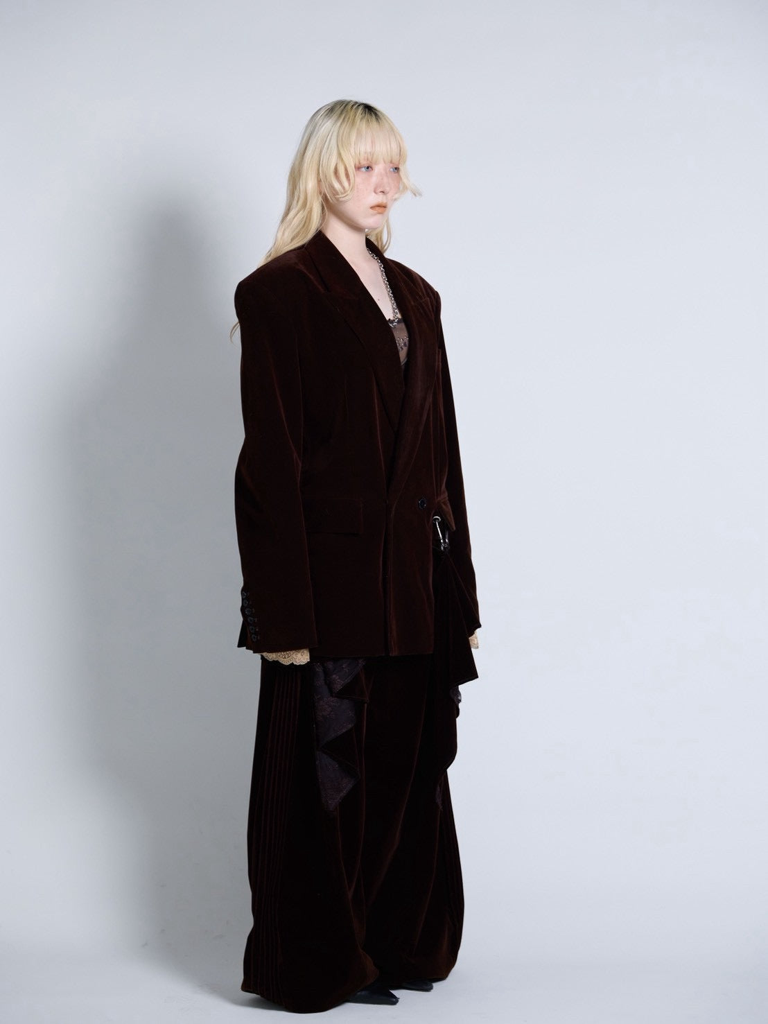【9月下旬】Velvet Trousers(Brown) ＜店頭予約＞