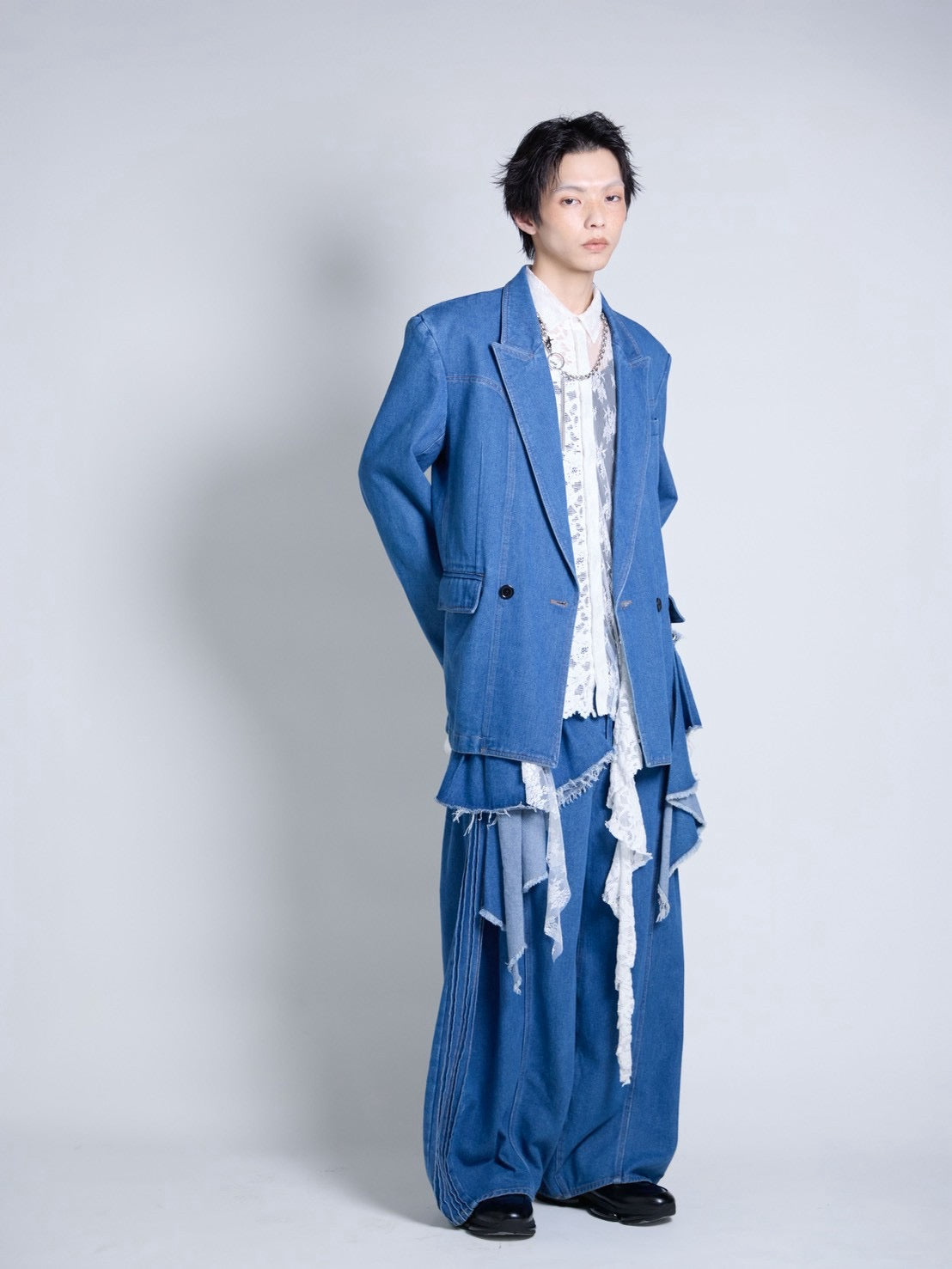 【9月下旬】Denim Tailored  Jacket(Blue)＜店頭予約＞
