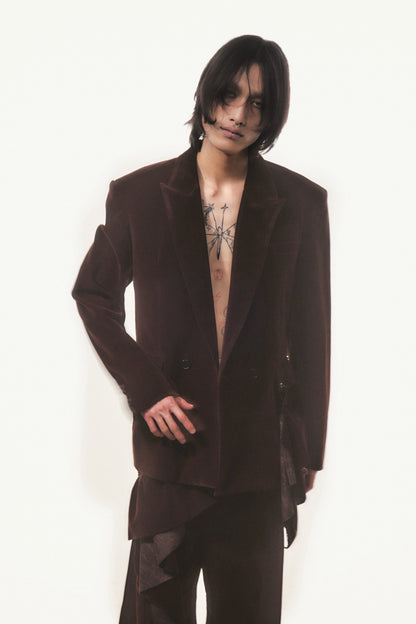 【9月下旬】Velvet Trousers(Brown) ＜店頭予約＞