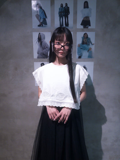 Handkerchief 2D Top (White)