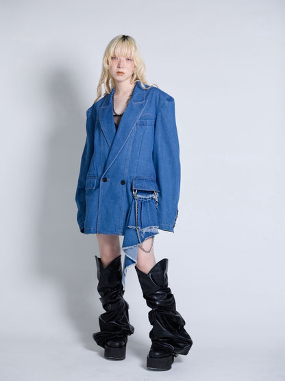 【10月初旬】 Denim Tailored  Jacket(Blue)＜店頭予約＞