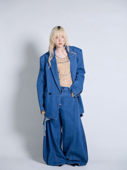【10月初旬】 Denim Tailored  Jacket(Blue)＜店頭予約＞